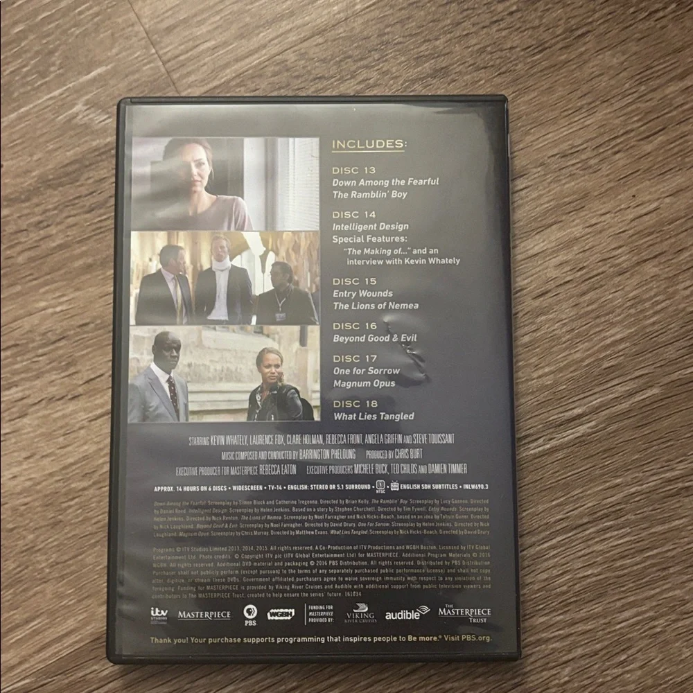Inspector Lewis Series DVD Set of Discs: 13 - 14